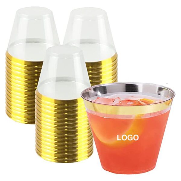 GA1011---9oz Disposable Wine Glasses
