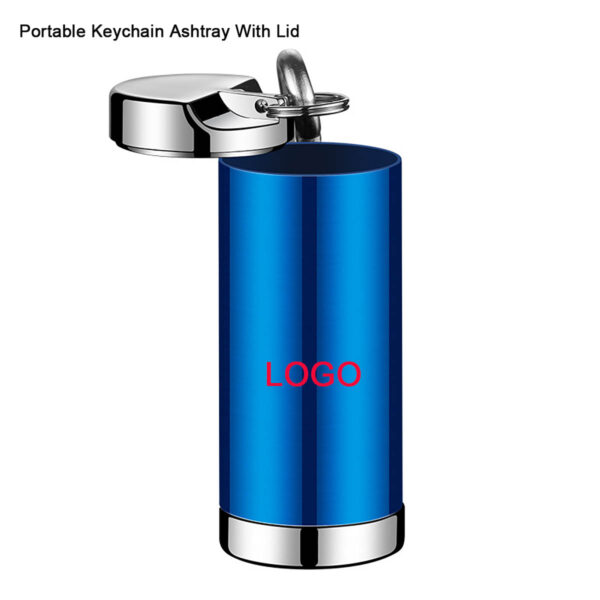 GA8037---Portable Metal Keychain Ashtray