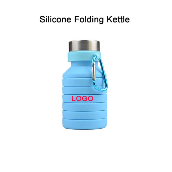 GA8044---Reuseable Silicone Foldable Water Bottles