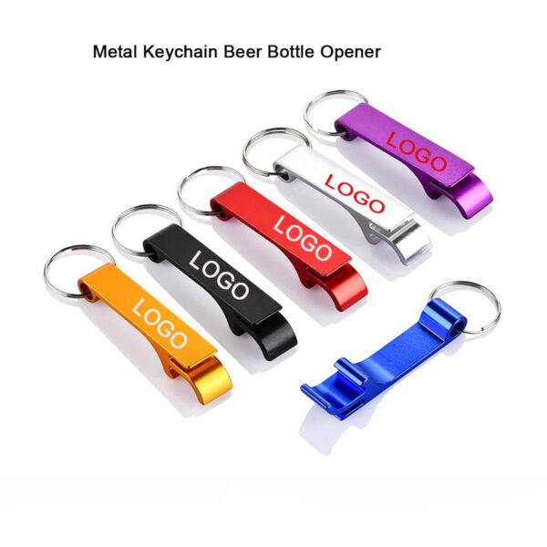 GA8051---Metal Keychain Beer Bottle Opener