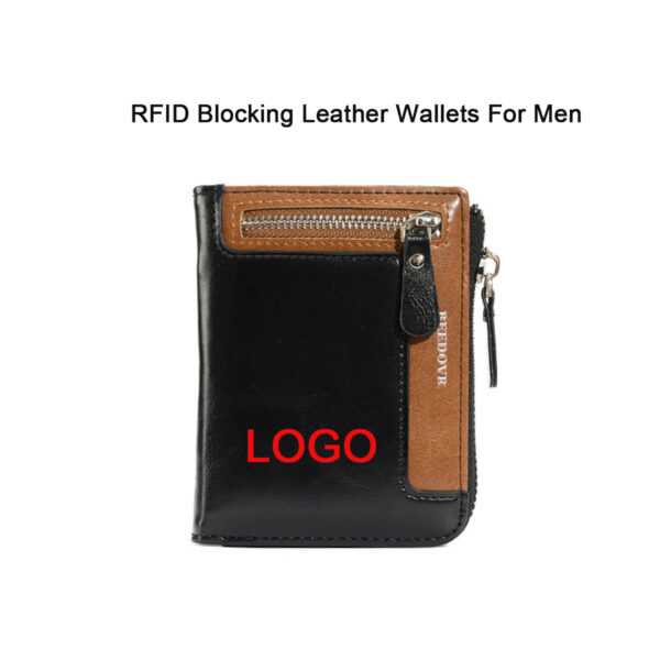 GA8071---RFID Blocking Leather Wallets For Men