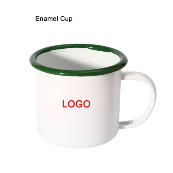 GA8082---Enamel Camping Coffee Mug With Handle