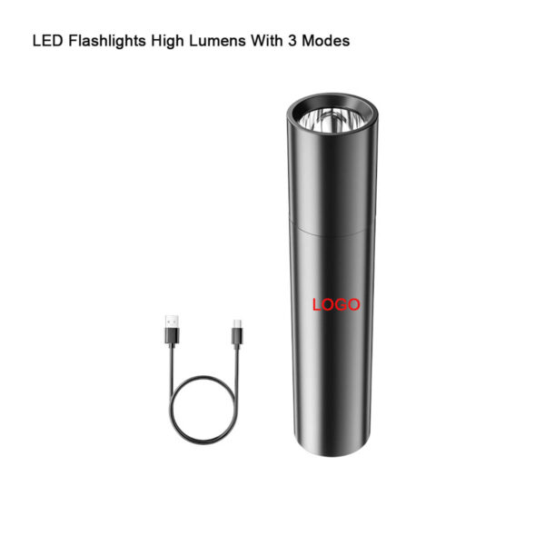 GA8083---LED Flashlights High Lumens With 3 Modes
