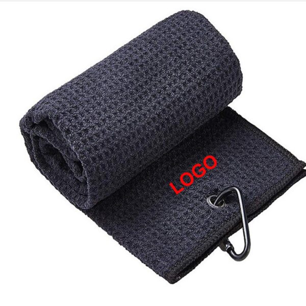 GA8122---Microfiber Waffle Pattern Golf Towel