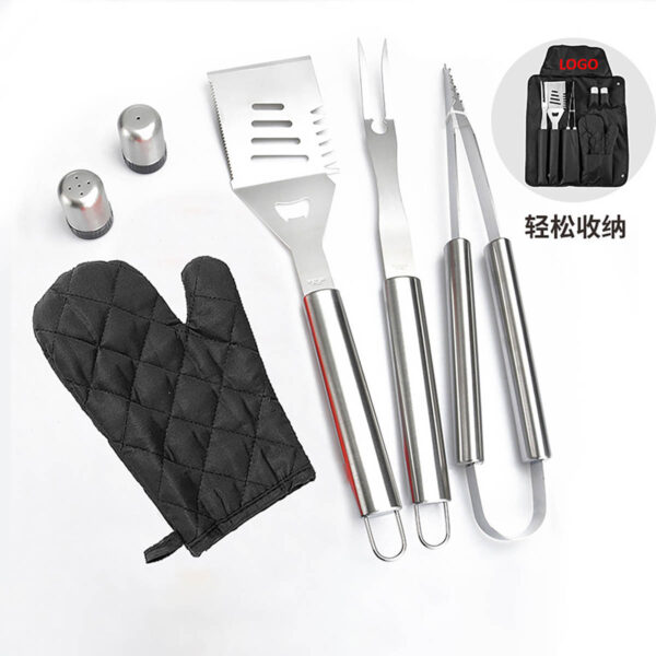 GA8136---BBQ Grill Tools Set With Case
