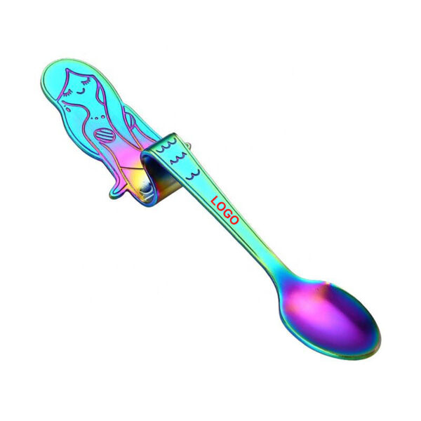 GA8179---Stainless Steel Mermaid Coffee Hanging Spoon