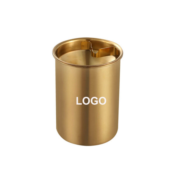 GA8195---Stainless Steel Ashtray Windproof Desk Ashtray
