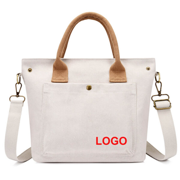 GA8196---Women's Shoulder Bag Fashion Canvas Handbag