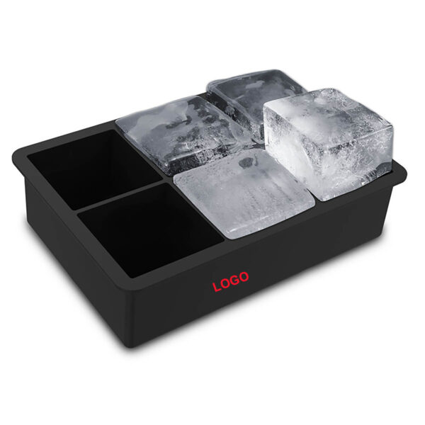 GA8213---Silicone Food Grade 6 Ice Cube Tray