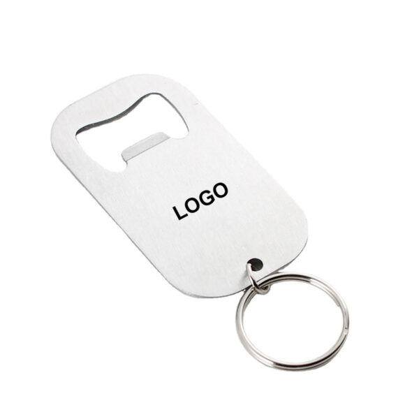 GA8247---Flat Beer Bottle Opener Keychain