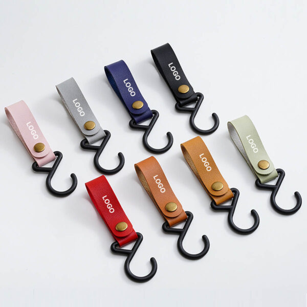 GA1029---S-Shaped Leather Hanging Hook
