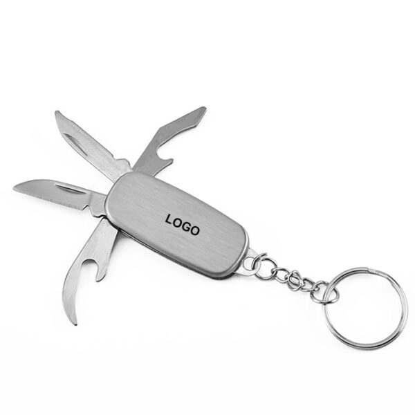 GA8266---Stainless Steel Mini Multi Tool Keychain