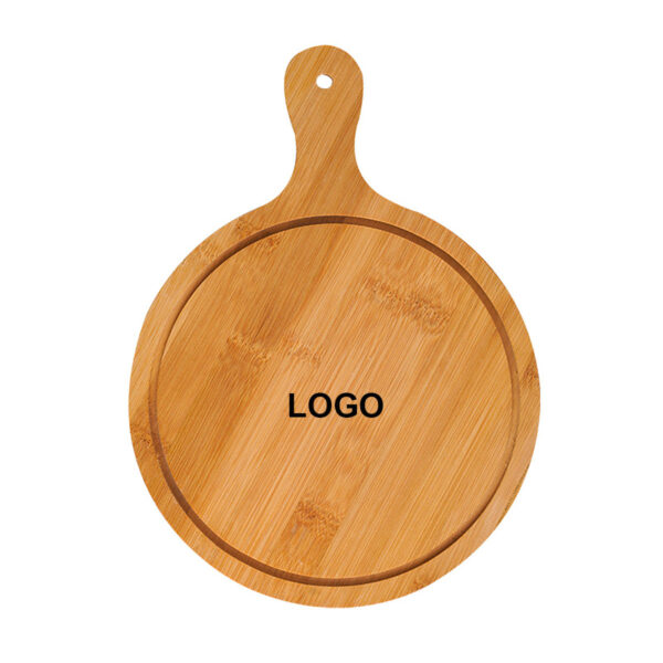 GA8286---Wooden Pizza Tray With Handle