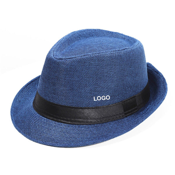 GA8287---Summer Panama Fedora Hat Short Brim