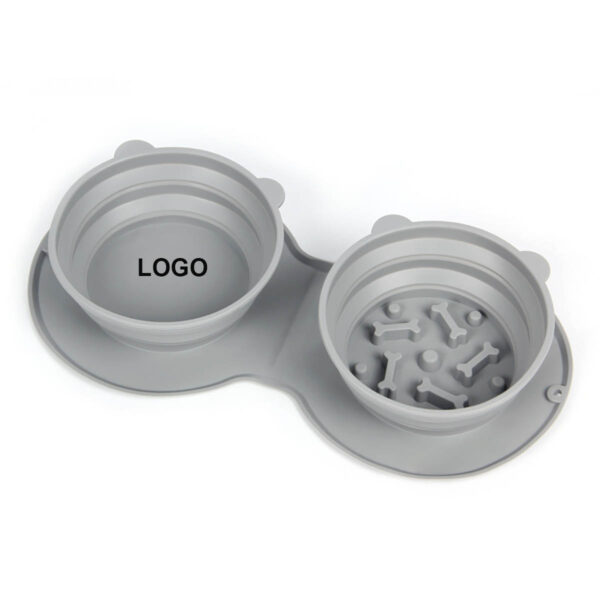 GA8323---Travel Collapsible Silicone Pet Dog Bowls