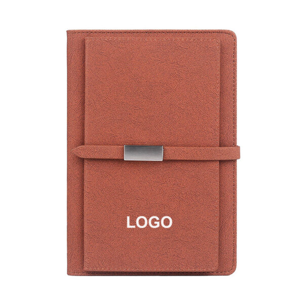 GA8337---A5 Notebook Leather Cover Card Holder