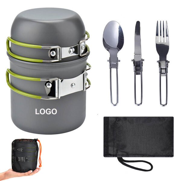 GA8438---Camping Picnic Backpacking Cooking Set