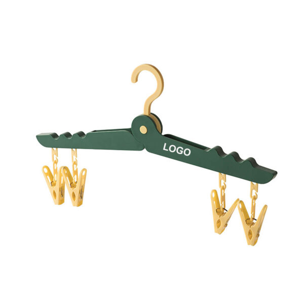 GA8463---Travel Foldable Plastic Clothes Hangers