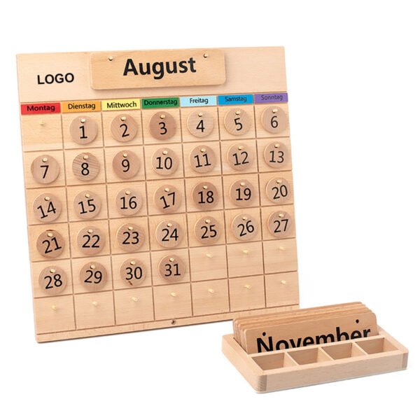 GA1039---Wooden Perpetual Calendar