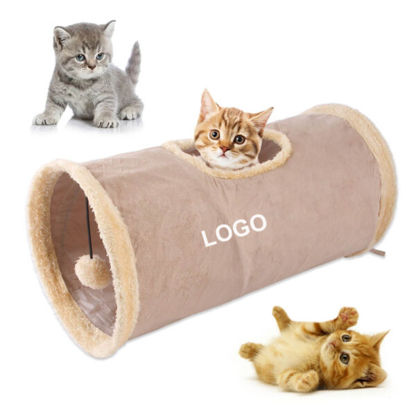 GA8519---Durable Pet Collapsible Cat Tunnel