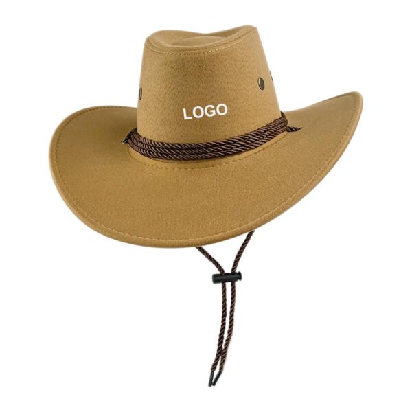 GA8542---Felt Western Cowboy Hat Men Women