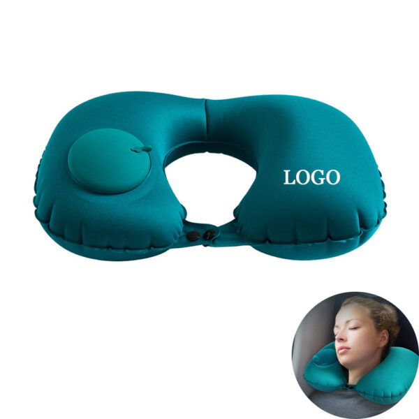 GA1549---Pressed Inflatable U-Shaped Neck Pillow