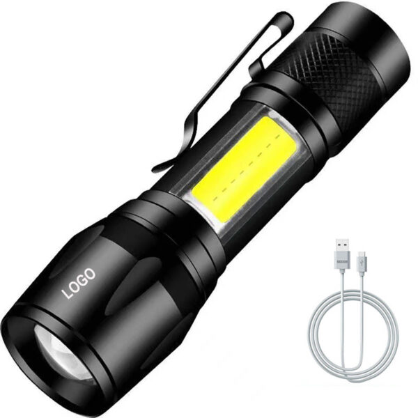 GA1092---Mini USB Rechargeable LED Flashlight
