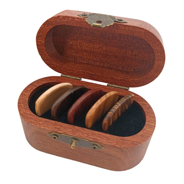 GA1082---Wooden Guitar Picks Case Holder