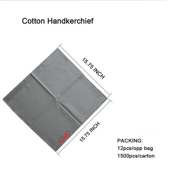 GA8049---Men's Pure Cotton Handkerchief - Image 2