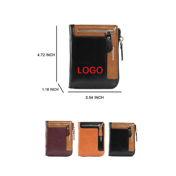 GA8071---RFID Blocking Leather Wallets For Men - Image 2