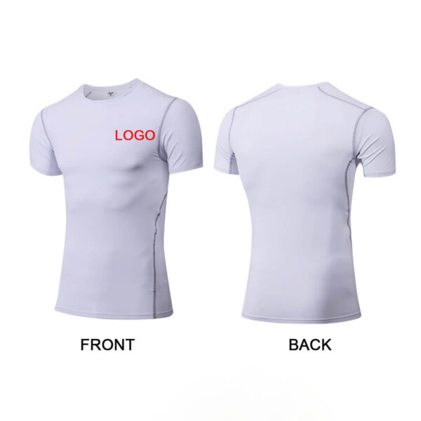GA8080---Short Sleeve Men's Sport Compression Shirts - Image 2