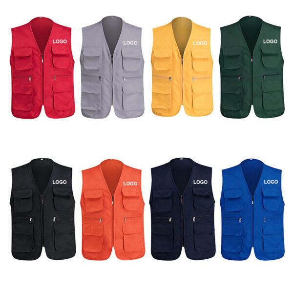 GA8303---Multi Pocket Men Women Fishing Vest - Image 2