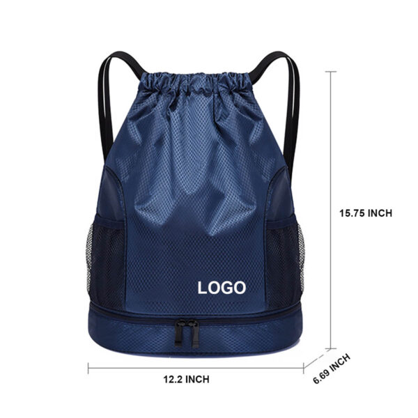 GA8169---Waterproof Drawstring Backpack Beach Bag - Image 2