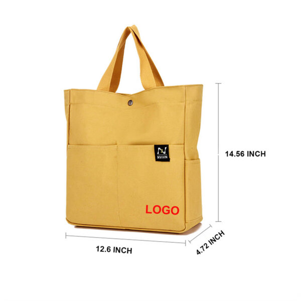 GA8187---Canvas Tote Bag Women Handbag - Image 2