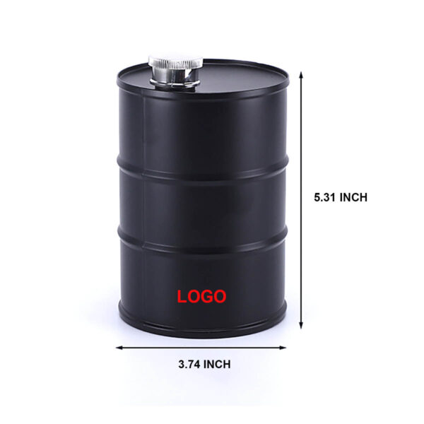 GA8188---Drum Flasks Hip Stainless Steel Flask - Image 2