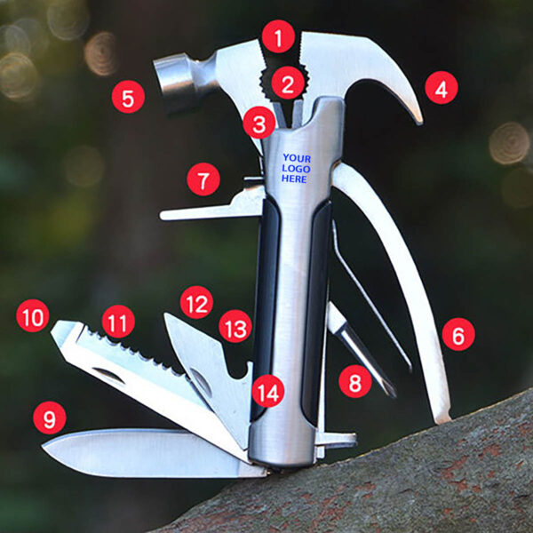GA1099---Multitool Camping Accessories Claw Hammer - Image 2