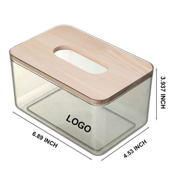 GA8197---Transparent Facial Tissue Dispenser Box - Image 2