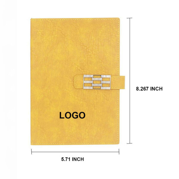 GA1296---Leather Cover A5 Journal Notebook - Image 2