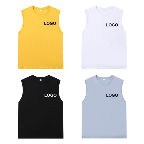 GA8212---Men Women Cotton Tank Top - Image 2