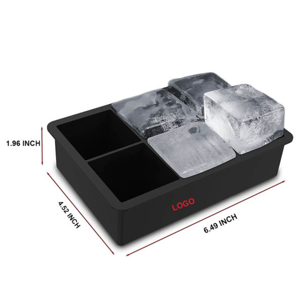 GA8213---Silicone Food Grade 6 Ice Cube Tray - Image 2