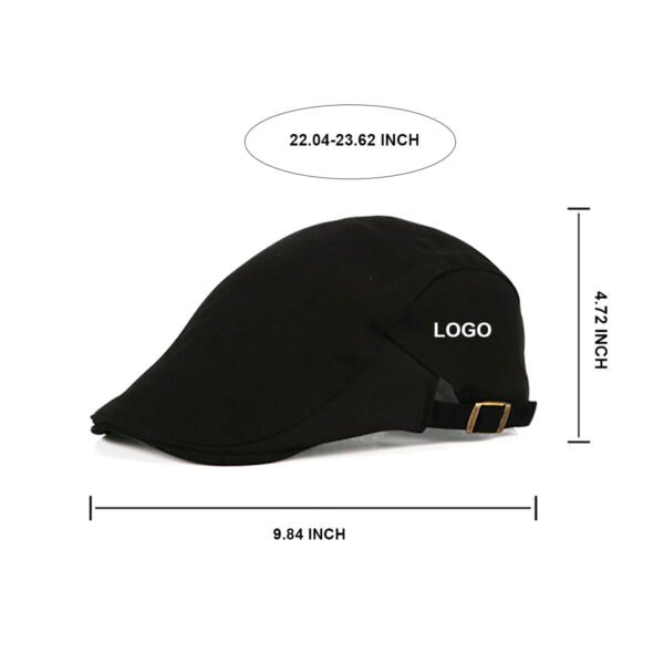 GA8216---Men Flat Cap Newsboy Hat - Image 2