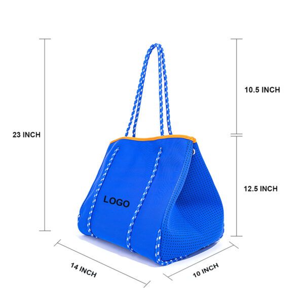 GA8255---Fashion Women Neoprene Beach Bags - Image 2