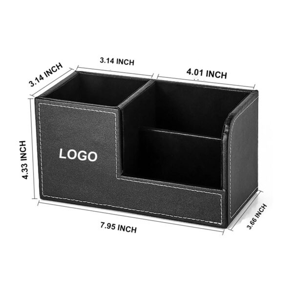 GA1021---Leather Office Desk Organizer - Image 2