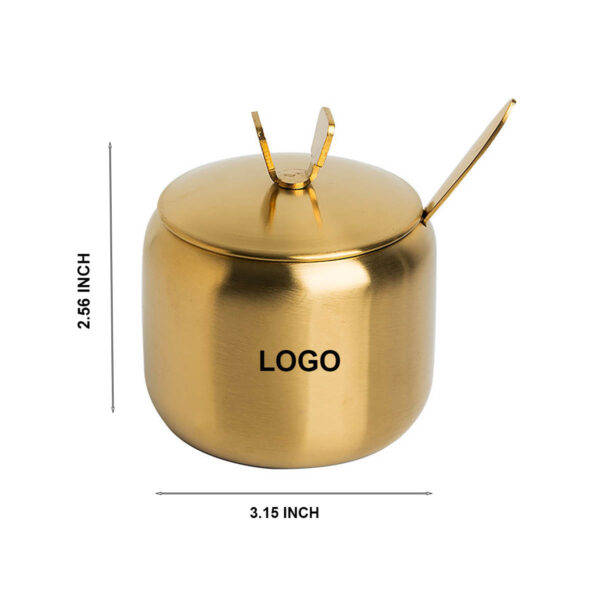 GA8294---Stainless Steel Seasoning Condiment Jar - Image 2