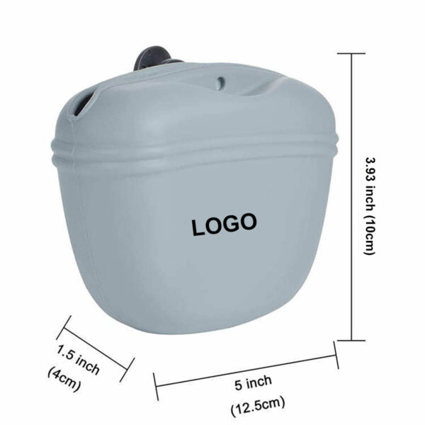 GA8311---Portable Silicone Dog Treat Bag - Image 2