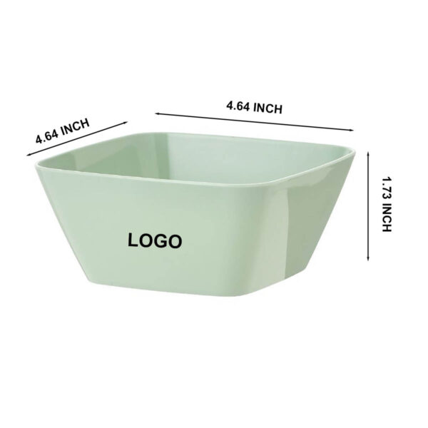 GA8339---Unbreakable Plastic Square Salad Bowls - Image 2