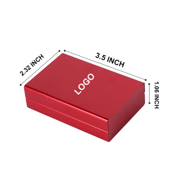 GA8362---Metal Cigarette Case Automatic Slider - Image 2