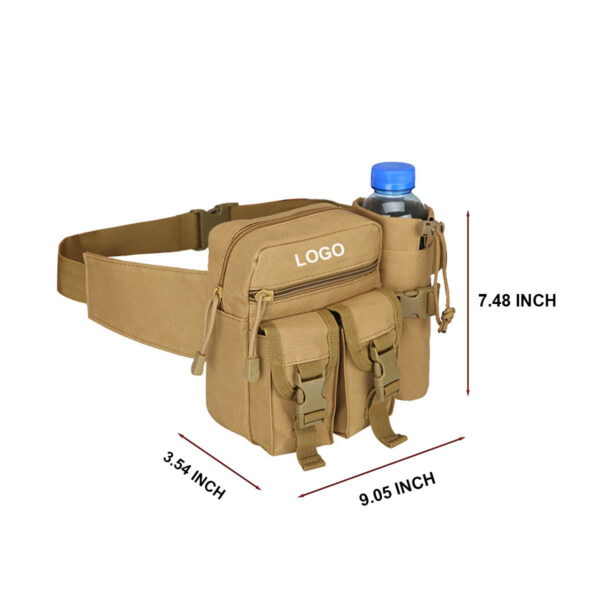 GA8393---Tactical Waist Bag Water Bottle Holder - Image 2