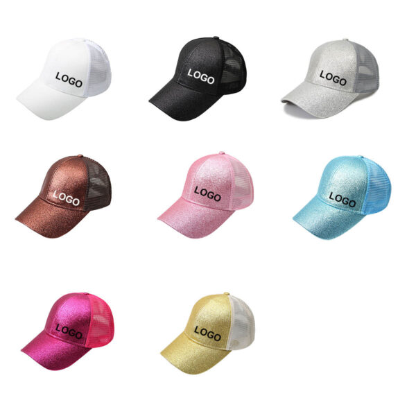 GA8409---Women Ponycap Mesh Baseball Cap - Image 2