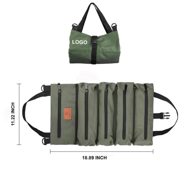 GA8427---Heavy Duty Roll Up Tool Bag Organizer - Image 2